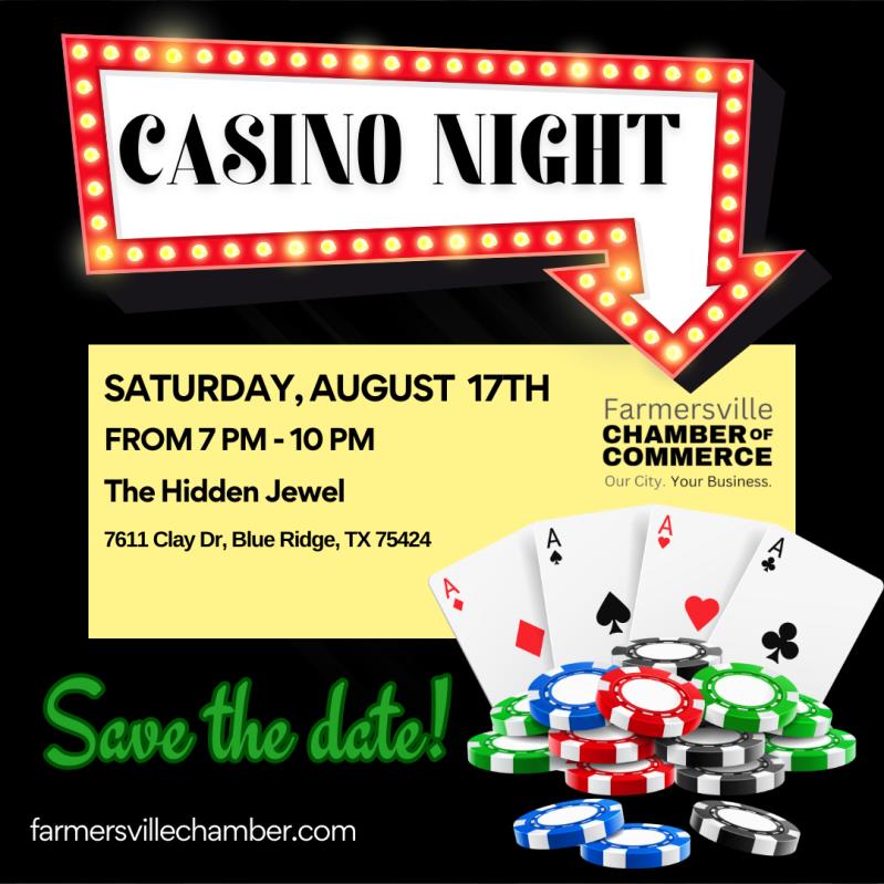 Casino Night-Farmersville Chamber of Commerce